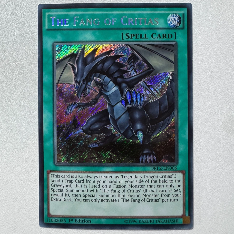 The Fang of Critias DRL2-EN006 | Secret Rare 1st Edition NM YuGiOh! - image 1 of 1