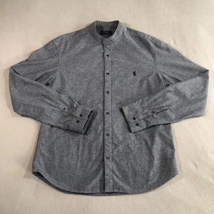 Polo Ralph Lauren Jungen Leinenhemd grau Gr. 2XL Langarm - Bild 1 von 11