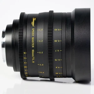 Zhongyi 50mm T1.0 Full Frame obiettivo Cine grande apertura per attacco CN EF 760D 1200D - Foto 1 di 7