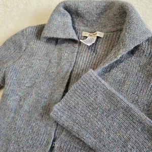 Free People Women's Medium Ribbed Maxi Cardigan Mohair Duster Sweater Vintage - Picture 1 of 14