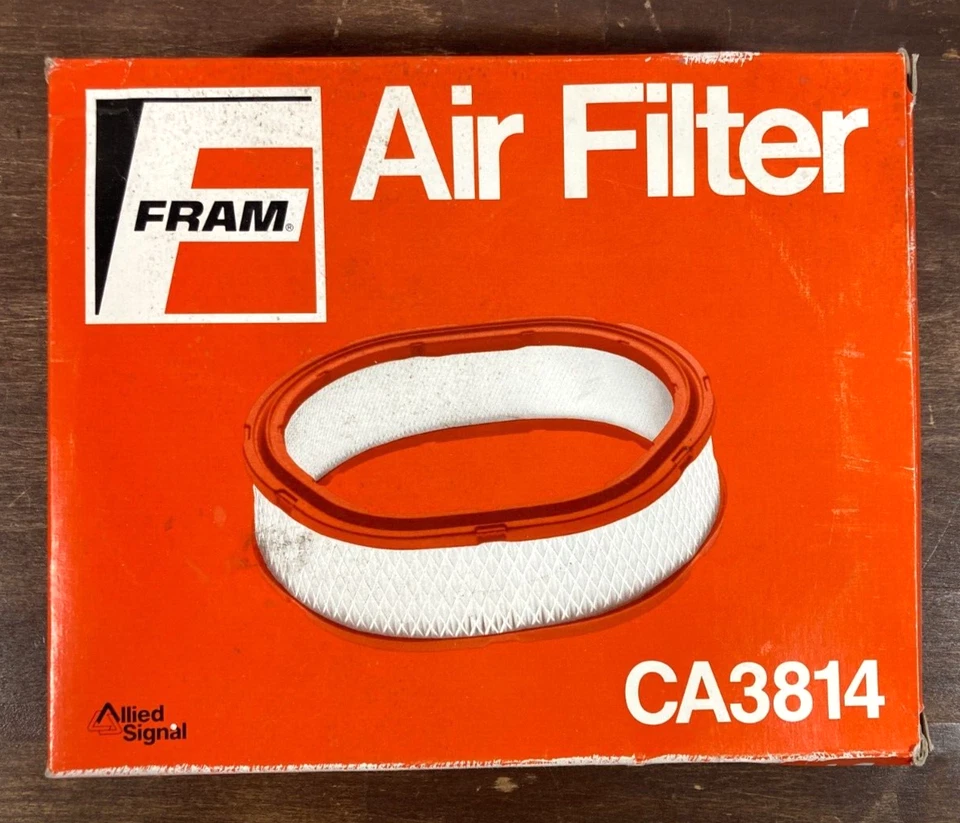 Filtro de aire Fram NOS CA3814 Dodge Plymouth Chrysler 1986 1987 1988 4-2,2 L 2,5 L Foto 1 de 4
