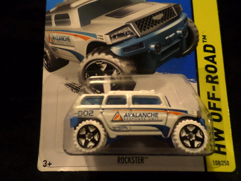 HW 风火轮 2015 HW OFF-ROAD #108/250 ROCKSTER HOTWHEELS 白色 HUMMER HUMVEE — 第 1/1 张图片