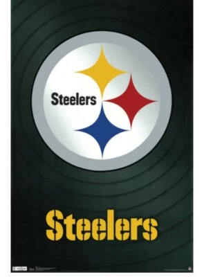 Pittsburgh Steelers Team Logo NFL 24x36 Poster - Football Wall Art Print Decor  - Image 1 of 4