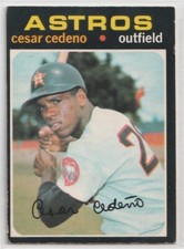 1971 OPC  O-Pee-Chee #237  Cesar Cedeno   Houston Astros