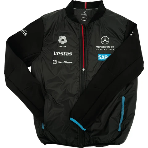 Mercedes Benz EQ Formula E S8 Team Varsity Jacket - Black Cover