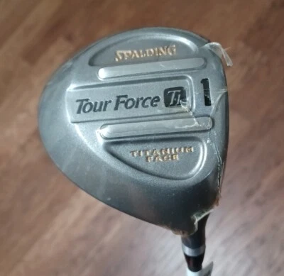 Driver Spalding TOUR FORCE Ti 1 10,5° diestro CyberFlex eje firme mediano. Nuevo Foto 1 de 4