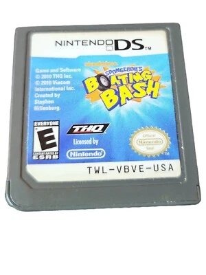 SpongeBob's Boating Bash (Nintendo DS, 2010) Tested  - Image 1 of 2