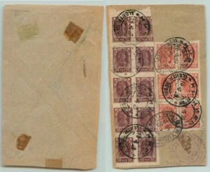 Russia RSFSR ☭ 1922 SC 237 x 6 232 x 10 used cover cut on piece . e2280 - Picture 1 of 2