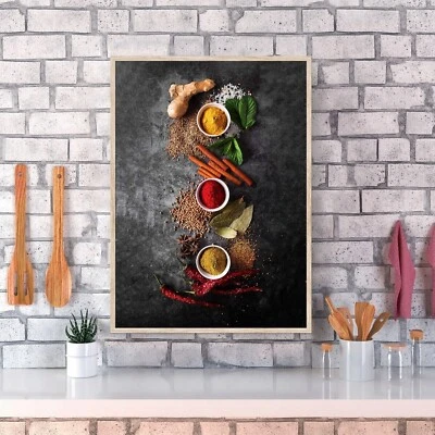 Especias (cocina italiana, española) — Cartel/pizarra cocina comida Foto 1 de 4