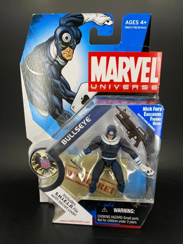 Marvel Universe - Series 1 (010) - Bullseye (blue) 3.75" action figure Cover