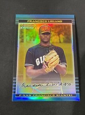 2002 Bowman Chrome Francisco Liriano Gold Refractor Rookie Card 42/50