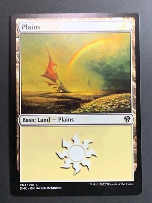 Plains 263/281 Common Land  Dominaria Magic Card MTG 2022 NonFoil - Image 1 of 2