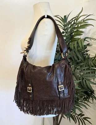 TORY BURCH SAWLA FRINGE CROSSBODY SHOULDER BAG - Image 1 of 4