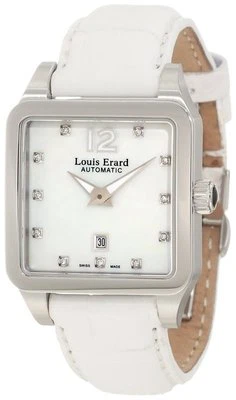 Louis Erard Women 20700AA14.BAV10 White Alligater Leather Diamond Watch  - Image 1 of 4