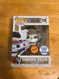 Funko POP! One Piece Samurai Brook CHASE #1129 Funko Shop Exclusive w/ Protector - Picture 1 of 6