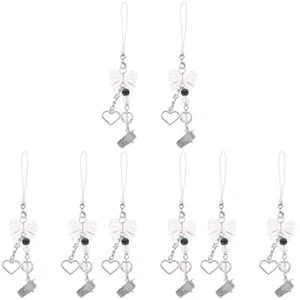 8 pcs Cell Phone Charms Hanging Strap Phone Charm Camera Pendants Phone Chain - Zdjęcie 1 z 12