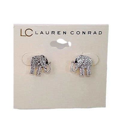 Pendientes LC Lauren Conrad para mujer de moda enchapados en plata nuevos con etiquetas Foto 1 de 3