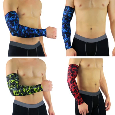 2 PCS Sports Arm Sleeves Camouflage Pattern Protective Gears Supports Protection - Image 1 of 4
