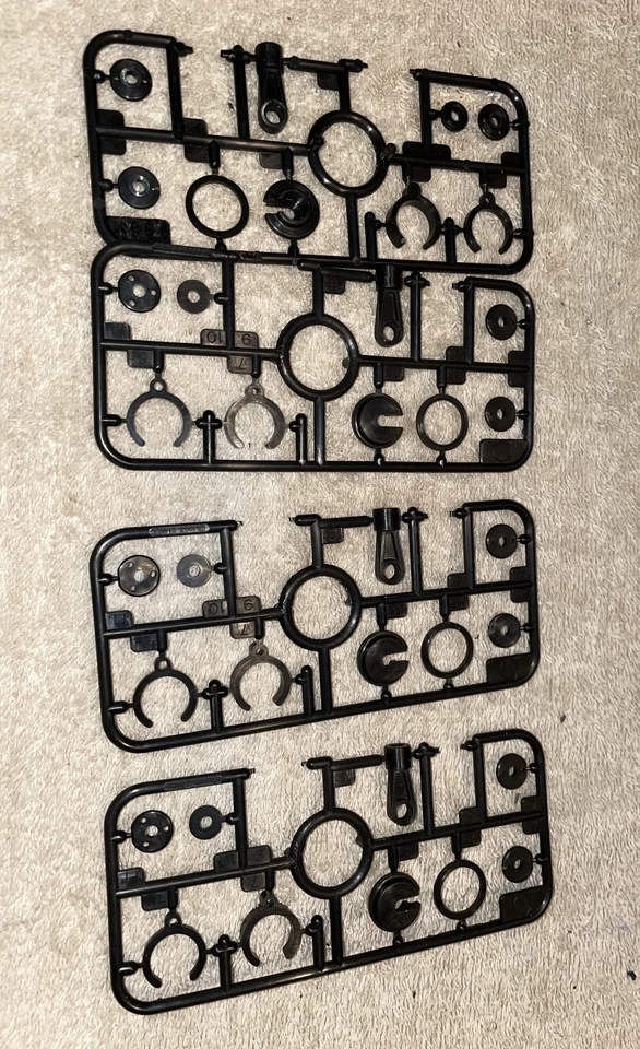 x4 Tamiya CVA Mini Shock II Damper V-Parts  416/417/418/419/TA05/TB03/TB04 50598 - Image 1 of 1