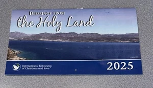 2025 Blessings From The Holy Land Wall Calendar 10 x 5" - Picture 1 of 17