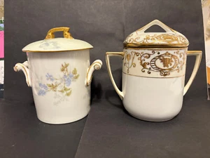 TWO, Porcelain Condensed Milk Jam Jelly Containers - Picture 1 of 21