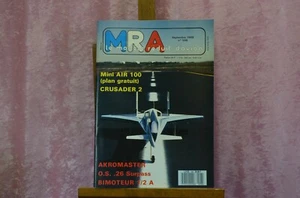 ANCIENNE REVUE MRA AVION MODÉLISME CRUSADER 2 AKROMASTER PLAN MINI AIR 100 - Imagen 1 de 3