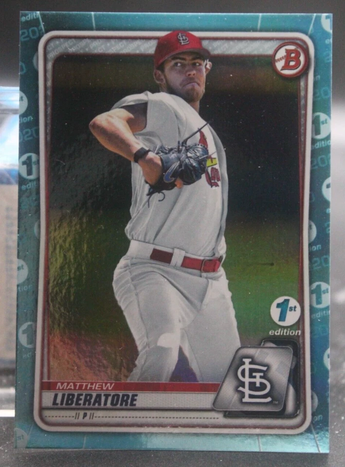 Matthew Liberatore (Cardinals/RC) - 2020 Bowman 1st Edition Parallel #BD198 - Image 1 of 1