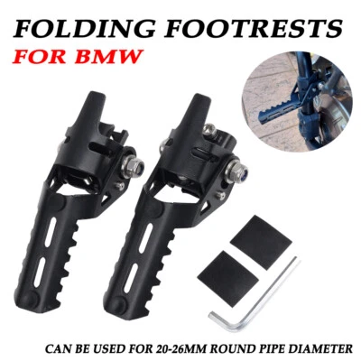 Motorcycle Front Folding Footrests Clamps For BMW R1100RS R1100R R1100RT R1100S - Image 1 of 4