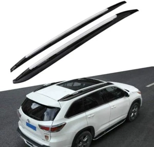 2Pcs Roof Rail Roof Racks Side Rail Bars Fits for Highlander Kluger 2014-2019  - Imagen 1 de 5