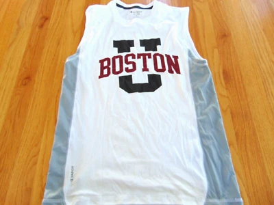 CHAMPION VAPOR NCAA BOSTON UNIVERSITY BU POWERTRAIN PERFORMANCE S/S SHIRT SIZE S - Image 1 of 3