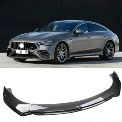 Carbon Fiber Style For Mercedes-Benz AMG GT R Front Bumper Lip Splitter Spoiler - Imagem 1 de 4