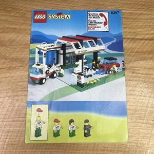 De colección Lego System 6397 Manual de instrucciones Folleto 1992 Octano Gasolinera Reparación - Imagen 1 de 4