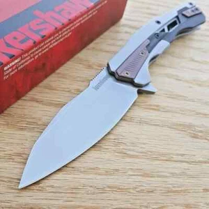 Kershaw Endgame Folding Knife 3.25" D2 Tool Steel Blade Stainless/GFN Handle - Picture 1 of 12