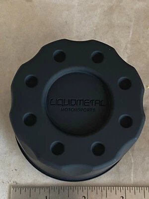 1-Liquidmetal Liquid Metal 2 Piece Hub Cover Matte Black Center Cap BC-668 A & L - Image 1 of 4