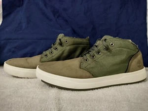 Timberland ReBolt Defender Repellent System Mens US Size 9.5 Green Hightop Shoes - Picture 1 of 21