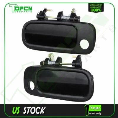 Fits 1992-1996 Toyota Camry Outside Door Handle Front Left   Right Hand Black - Image 1 of 4
