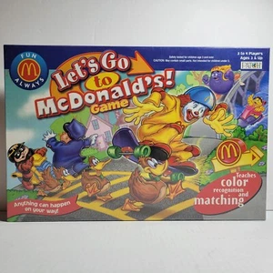 Lets Go to Mcdonald's Learning Teaching Board Game Sealed 2001 Ages 3+ - Picture 1 of 4