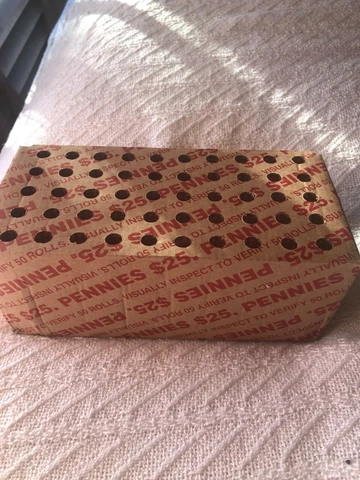 2017-P LINCOLN CENT UNC. SHIELD PENNY 50 rolls BOX  NEVER OPENED Cover