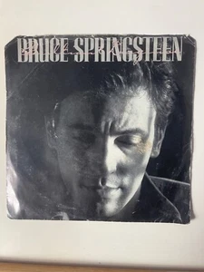 Bruce Springsteen - Brilliant Disguise 45 Rock 1987 w/Lucky Man Picture Sleeve - Picture 1 of 3