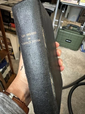 1965 French John XXIII Breviary Fair Binding Good Pages Jerusalem Bible Text Foto 1 de 4