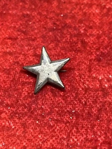 VINTAGE RARO ARGENTO STERLING 5 PUNTI STELLA SPILLA BAVERO SPILLA CRAVATTA (1) - Foto 1 di 3