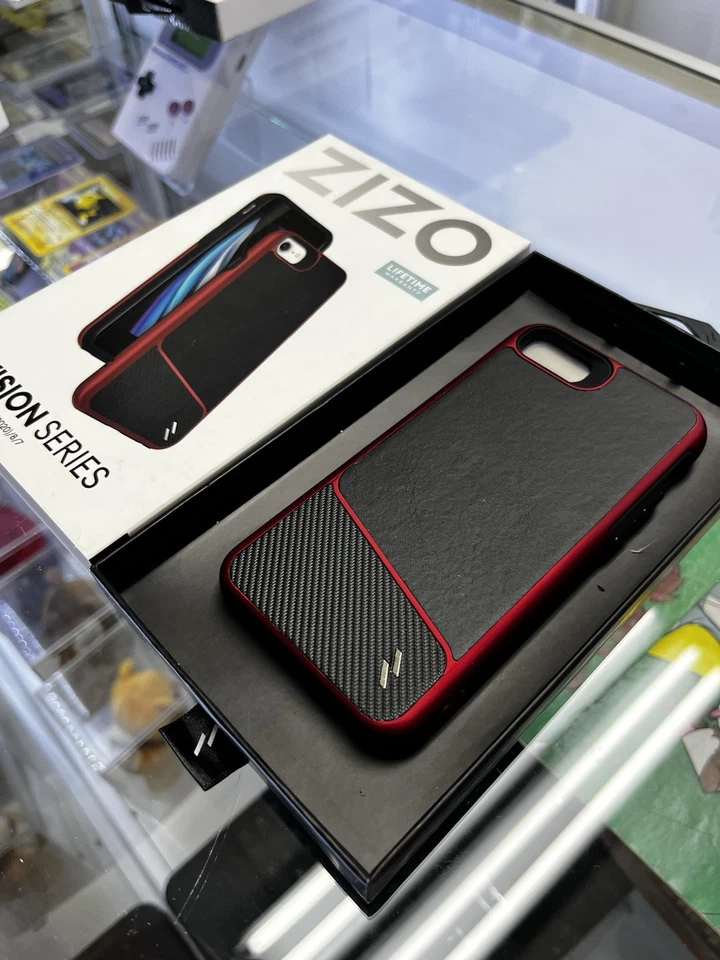 ZIZO DIVISION Series Case Black & Red For iPhone SE / 8 / 7  4.7 Inch NEW - Image 1 of 3