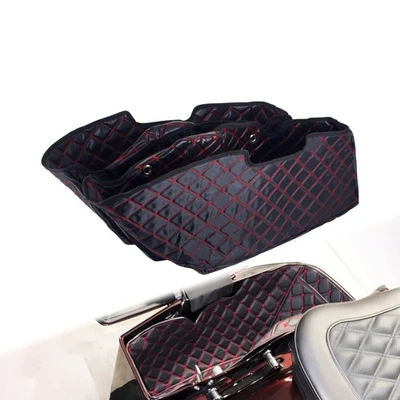 Forros de bolsa de sillín de PU con inserción de alforja para Harley Touring CVO Street Glide 23-25 Foto 1 de 4