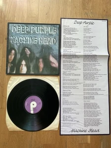 Deep Purple - Machine Head - 1st UK Press A1-U B1-U poster Vinyl LP OUTSTANDING - Picture 1 of 4