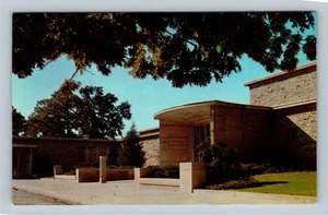 Art Center Gebäude Eingang, Greenwood Park, Des Moines Iowa Vintage Postkarte - Bild 1 von 2