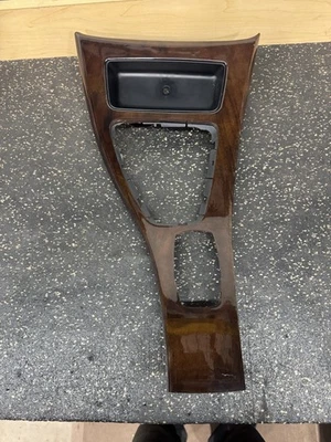 09-13 11 BMW E90 E92 e91 328i 335i consola central moldura accionamiento de madera CIC OEM Foto 1 de 4