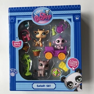 Brand New Littlest pet Shop LPS Series 1 Safari Set #53 #54 #55 - Picture 1 of 1