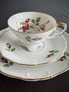 Edelstein Bavaria Maria Theresia Vintage-Kaffeeset Rosendekor Goldrand - Bild 1 von 13