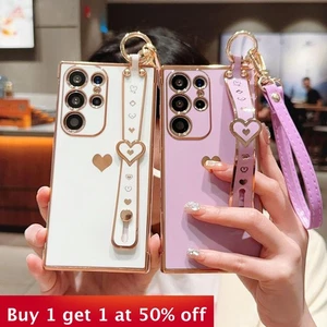 Correa de muñeca cubierta a prueba de golpes para Samsung Galaxy S25 Ultra S24 S23FE A53 A52 A25 - Imagen 1 de 10