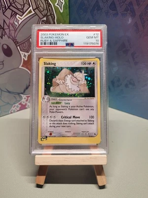 2003 Pokemon Ex Ruby & Sapphire #12 Slaking Holo PSA 10 GEM MINT - Image 1 of 2